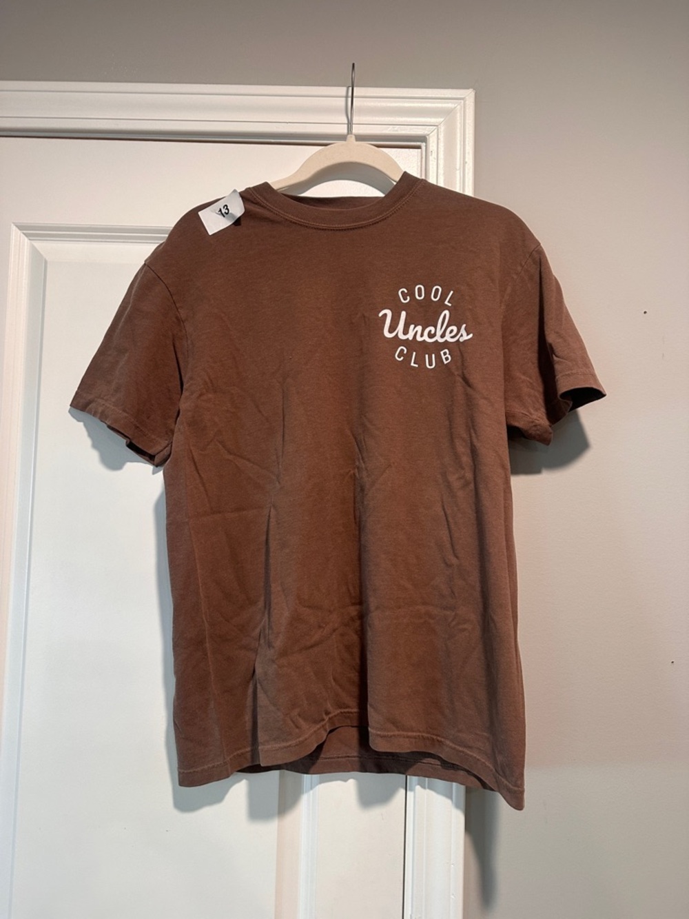 Cool Uncles Club Brown Crewneck T-Shirt